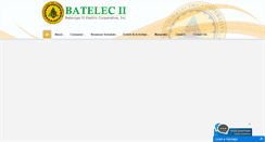 Desktop Screenshot of batelec2.com.ph